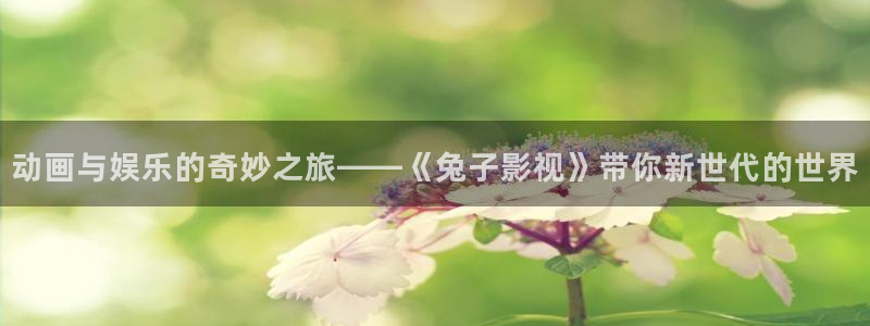 秋霞电影动漫：动画与娱乐的奇妙之旅——《兔子影视》带你新世代的世界